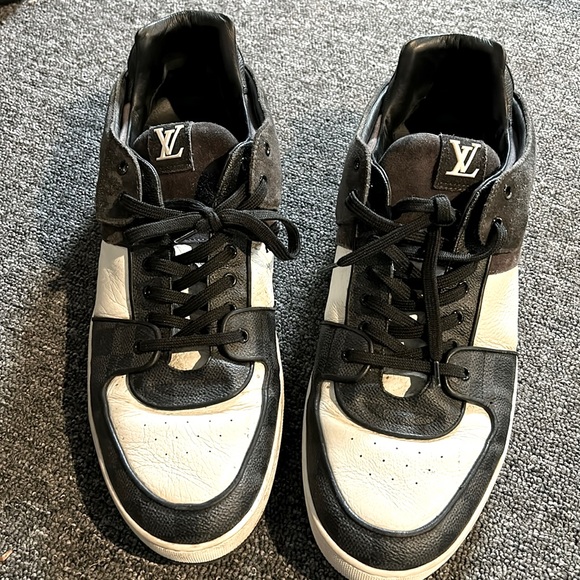 Louis Vuitton Leather & Suede Sneaker Men’s Size 14 - Picture 1 of 4